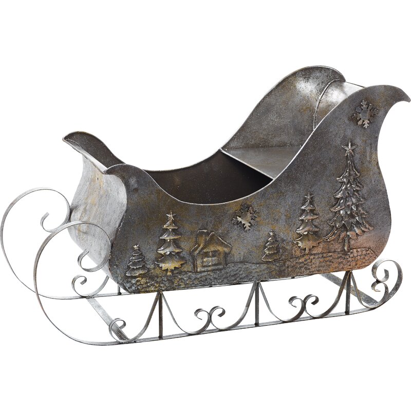 horse and sleigh figurine